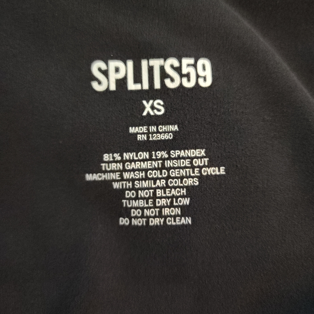 Splits59 Black High-Waist Flare Leggings - Picture 3 of 11